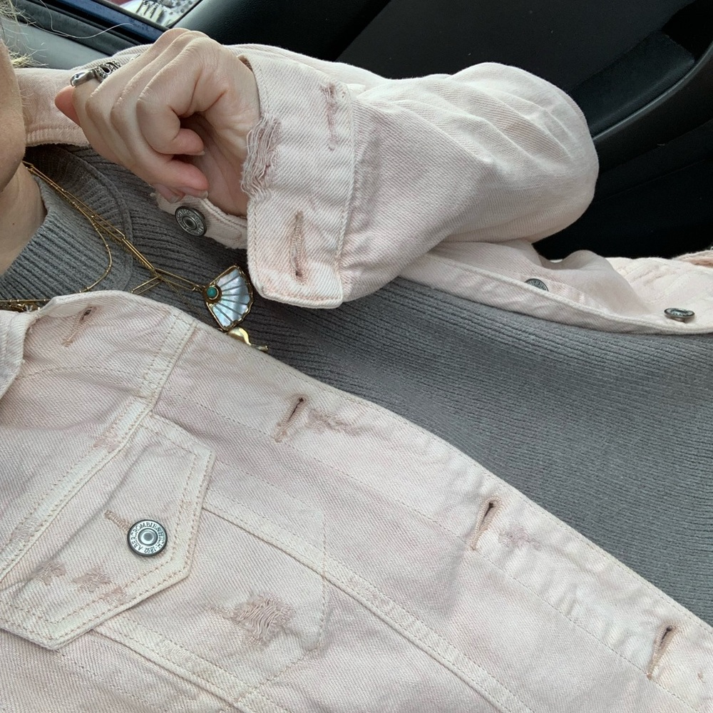NEW jean jacket A&F